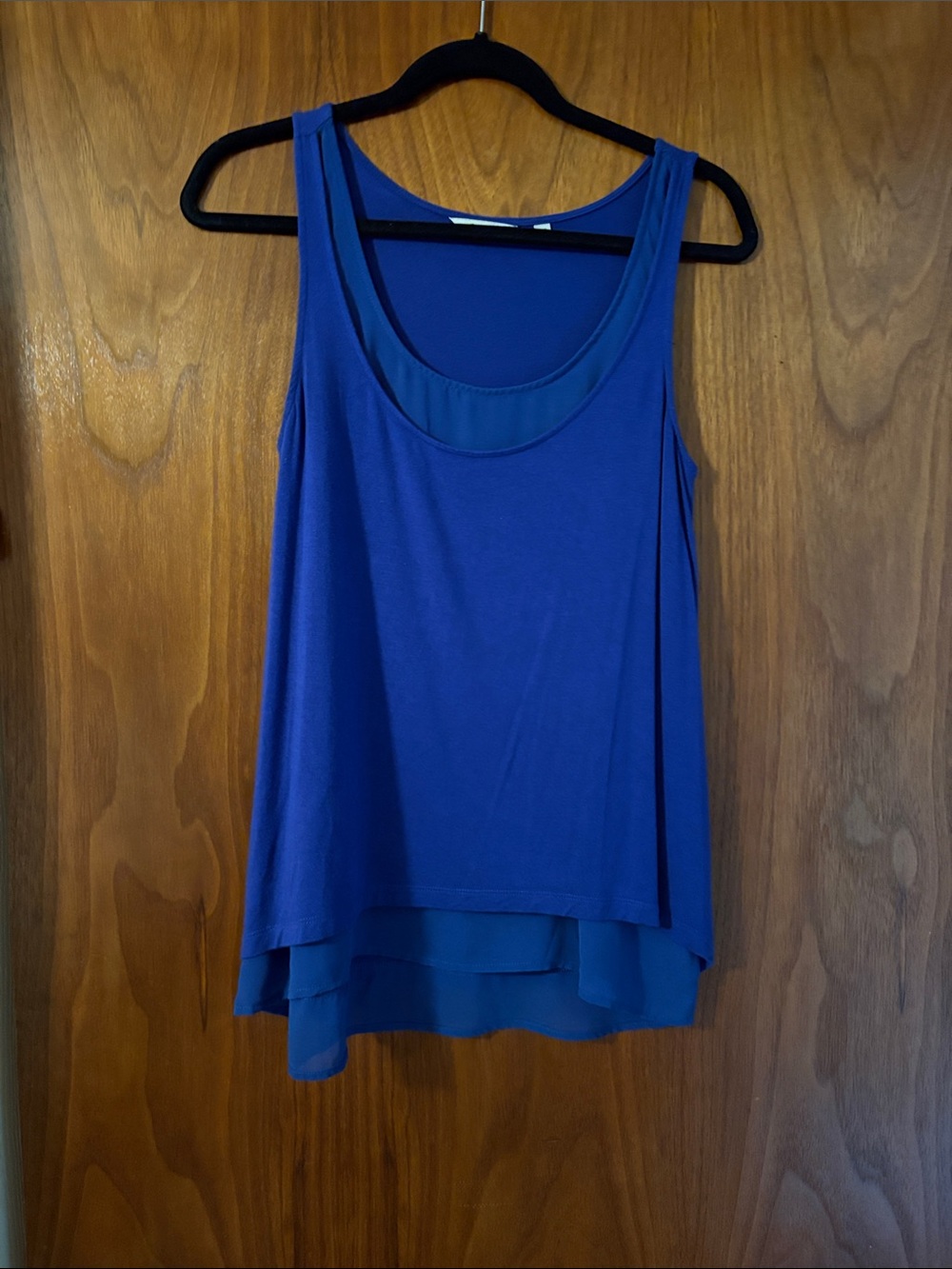 Reitmans Women's Blue Layered Tank Top